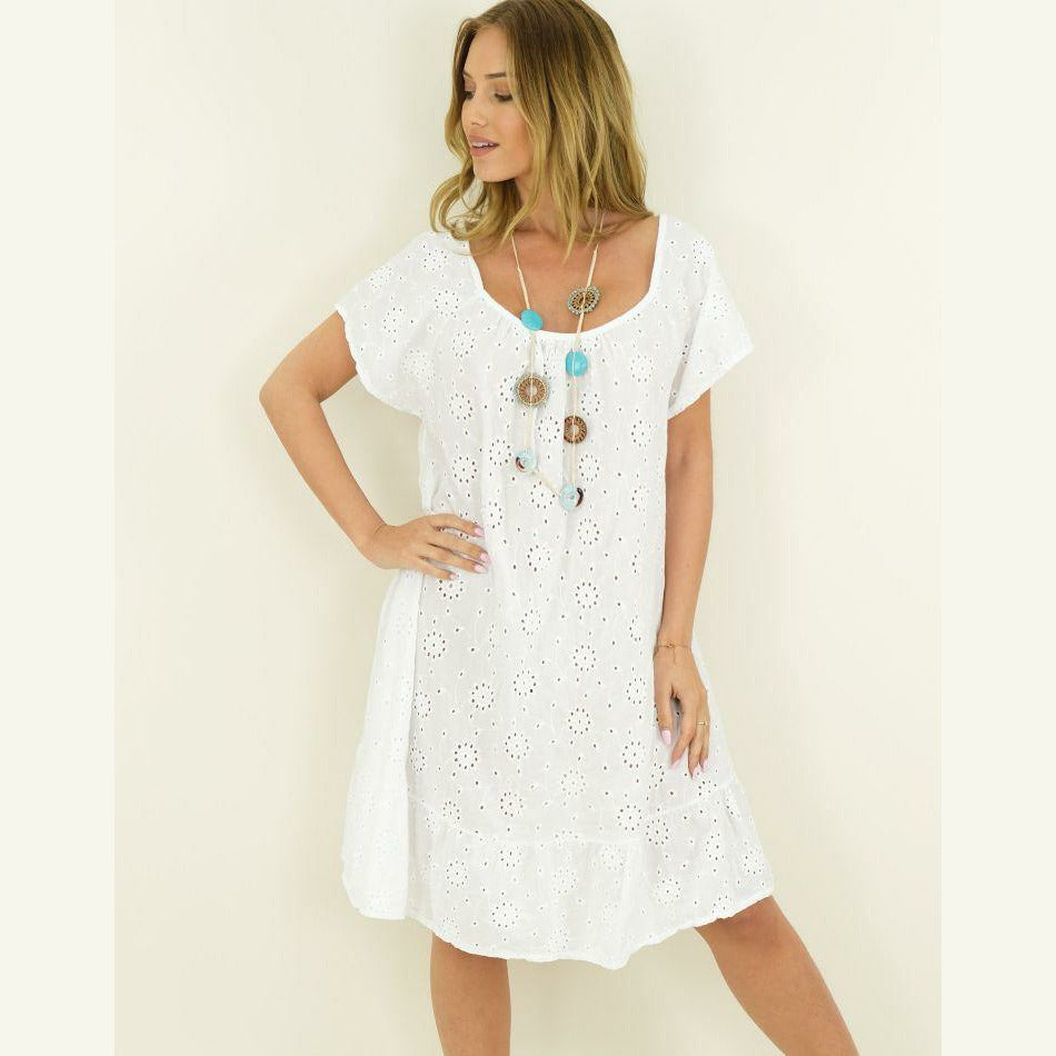 Broderie Kleed ROXANA