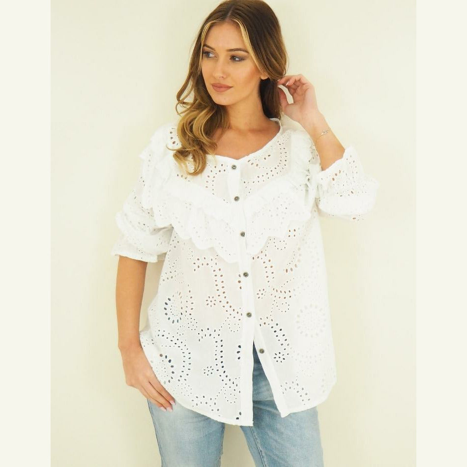 Broderie bloes NAVIA