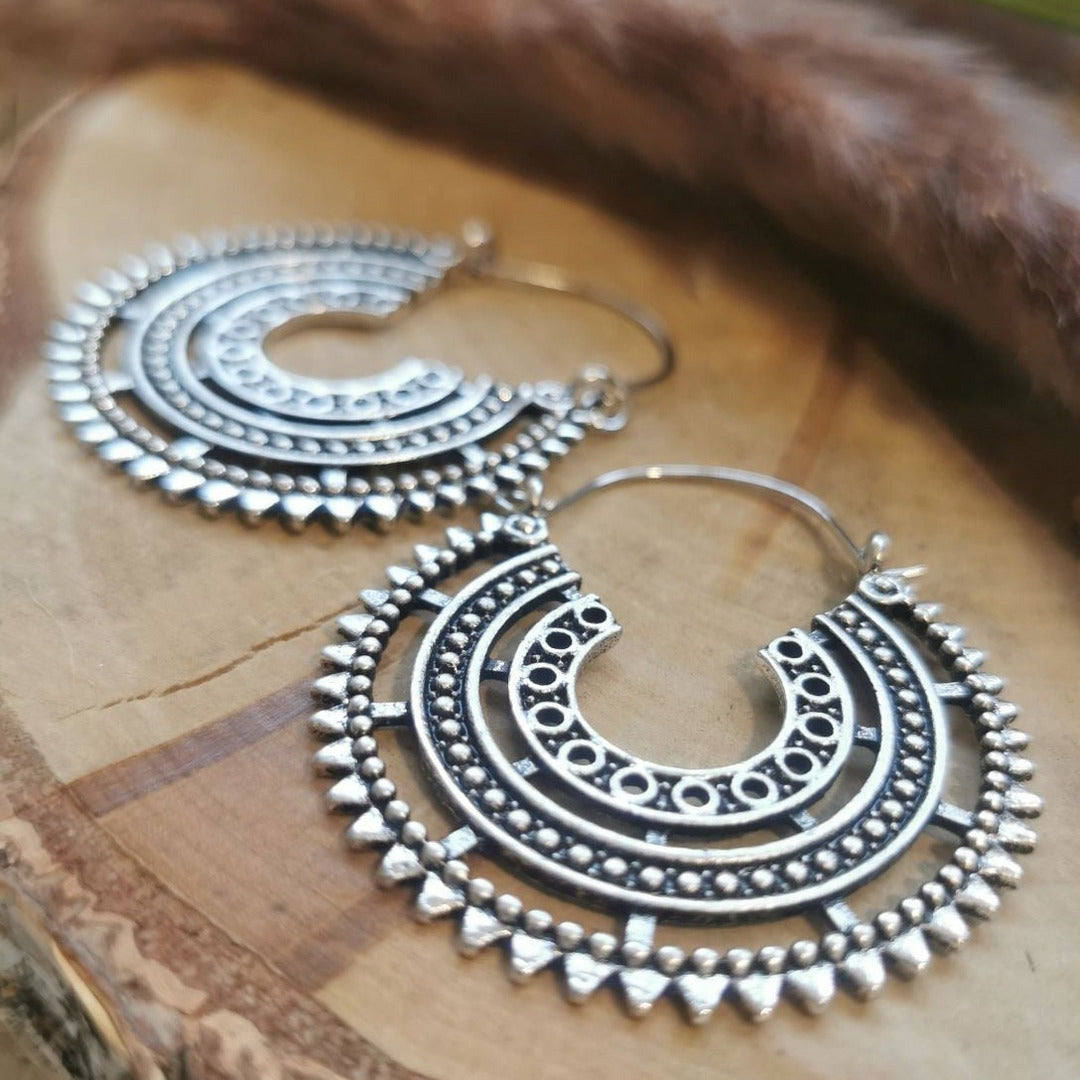 Handgemaakt Vintage oorbellen JAZZMAN
