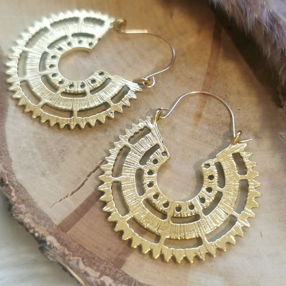 Handgemaakt Vintage oorbellen JAZZMAN