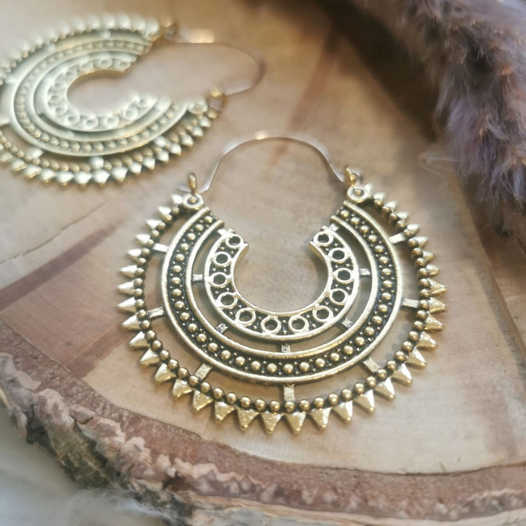 Handgemaakt Vintage oorbellen JAZZMAN