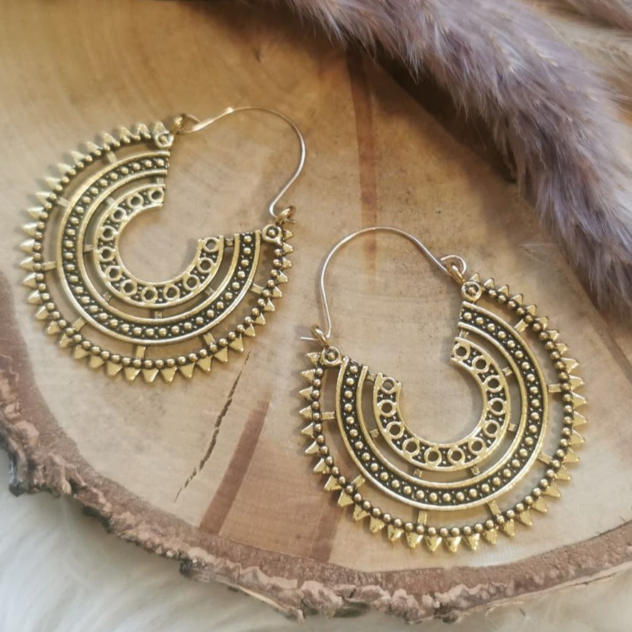 Handgemaakt Vintage oorbellen JAZZMAN