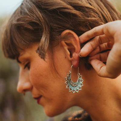 Handgemaakt Vintage Oorbellen AMIRA