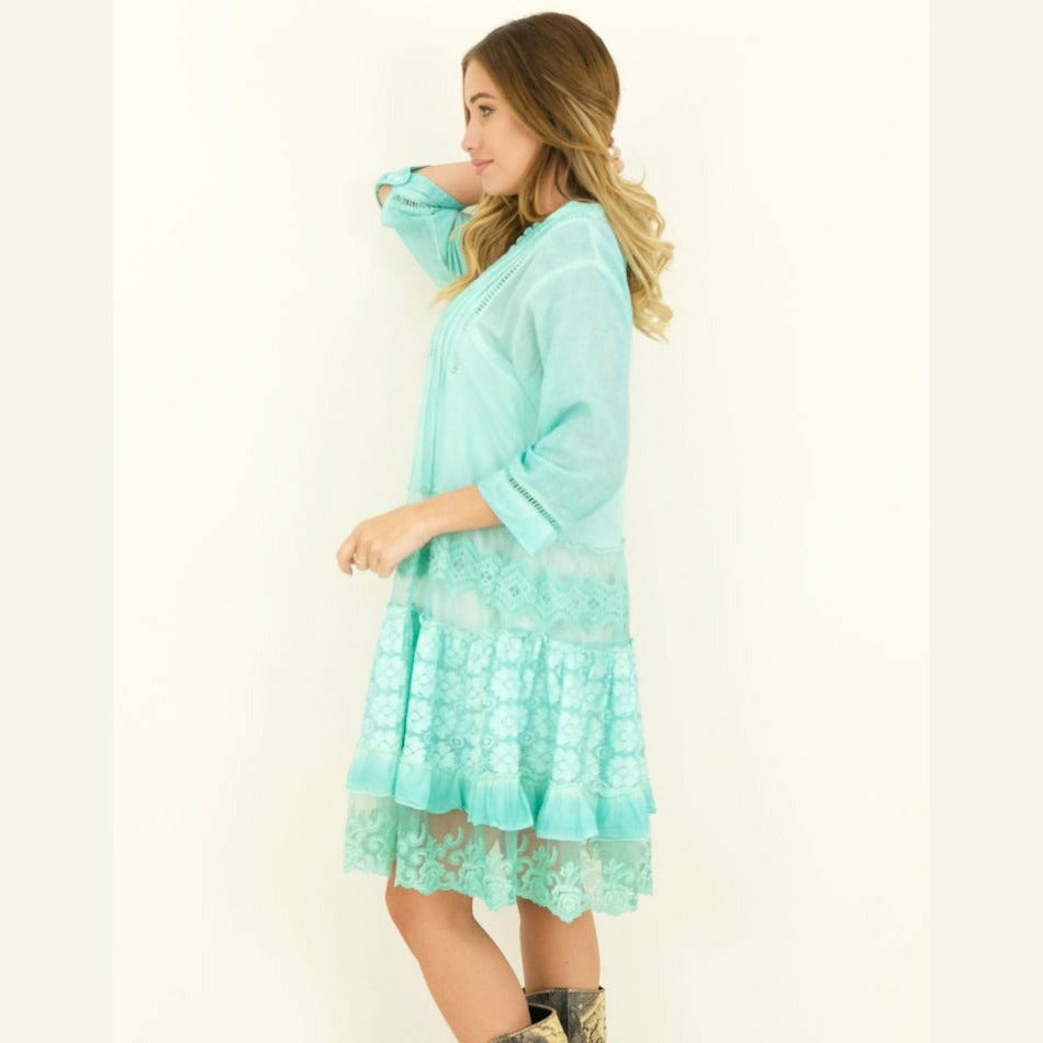 Oversized kleed kant PERLE