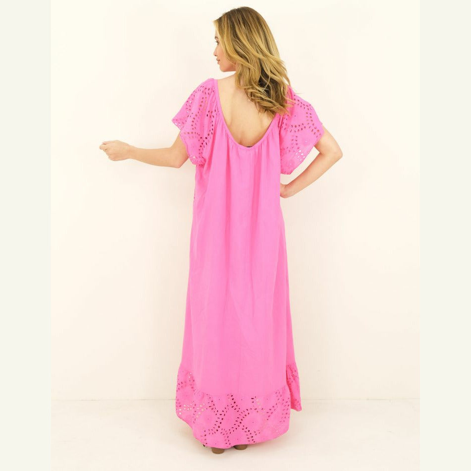 Oversized Broderie Kleed LOUNA
