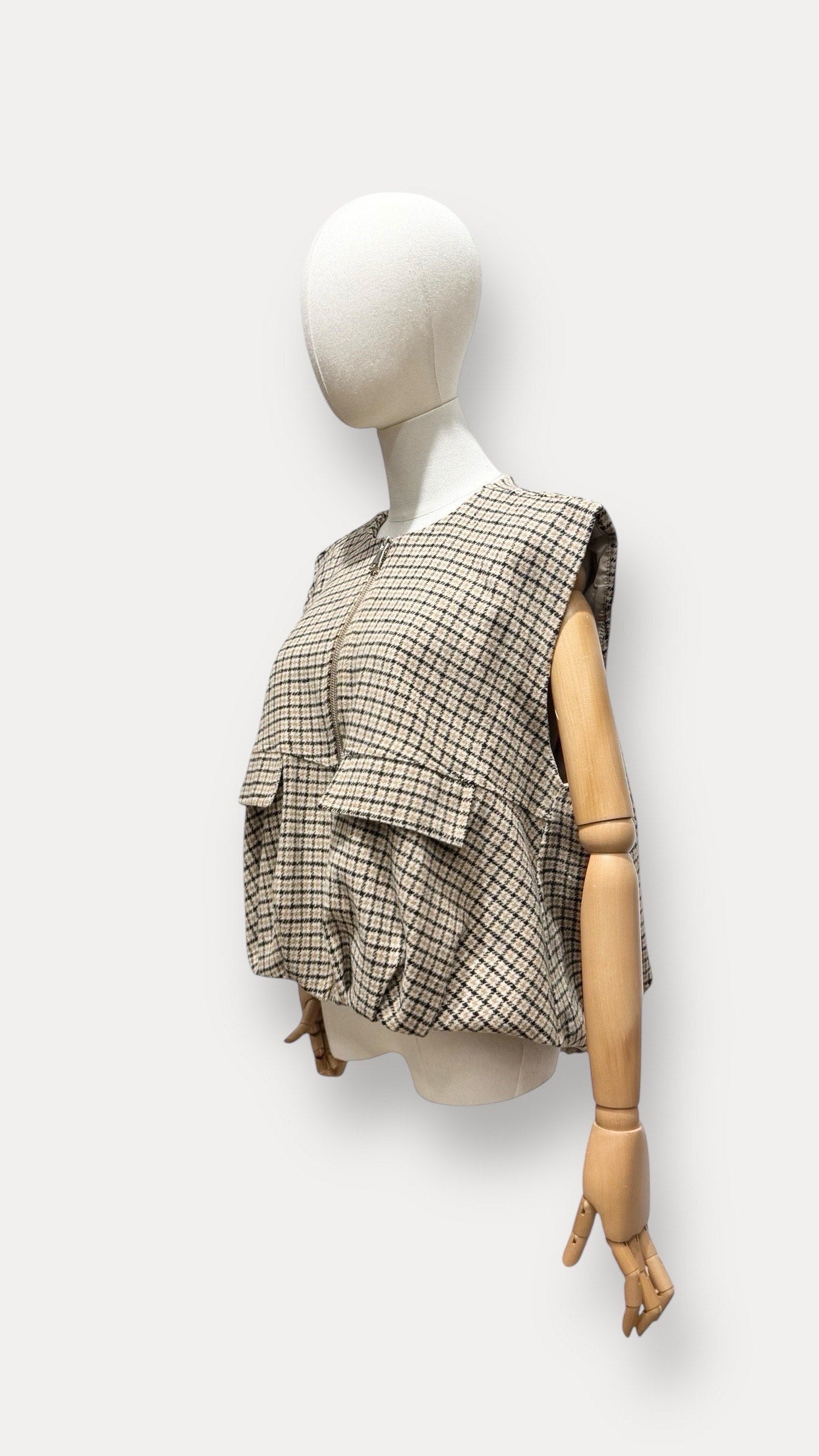 BAILY gilet pied de poule