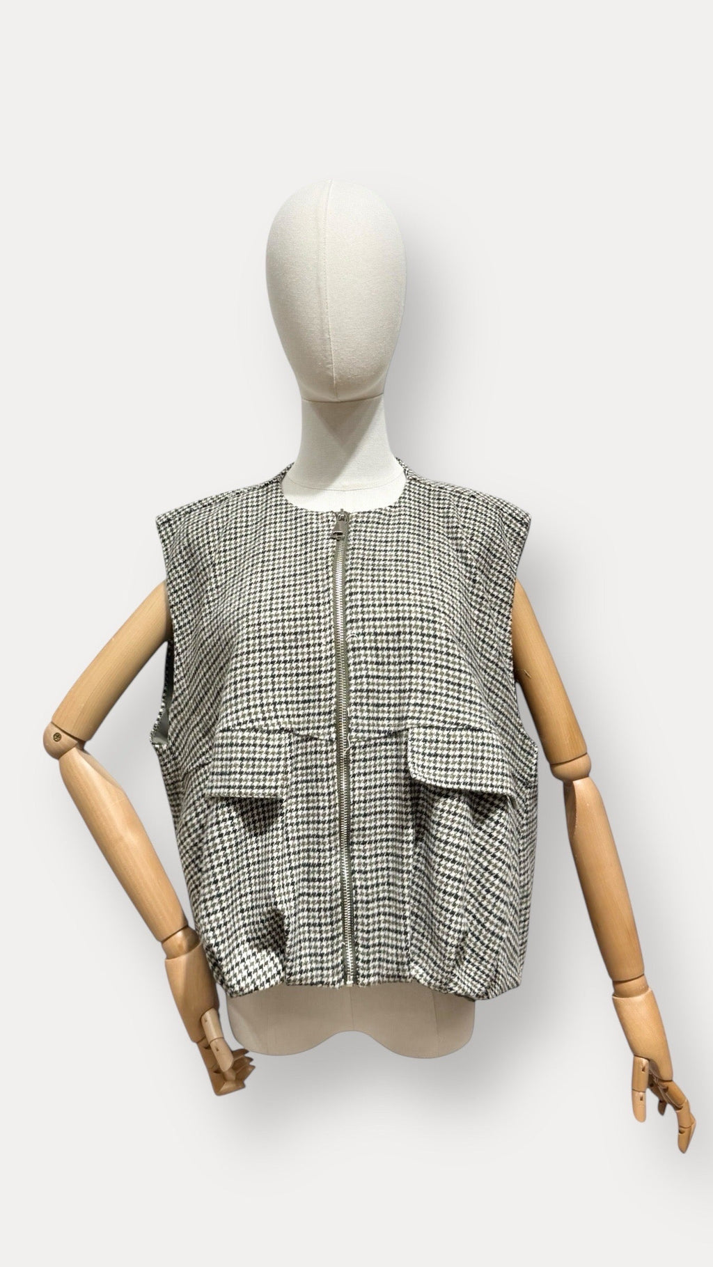 BAILY gilet pied de poule